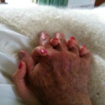 Holding my Dad's hand